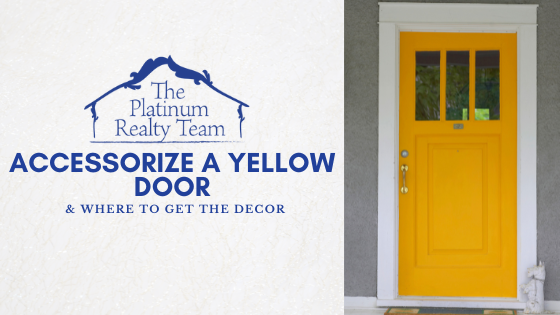 Accessorize a Yellow Door