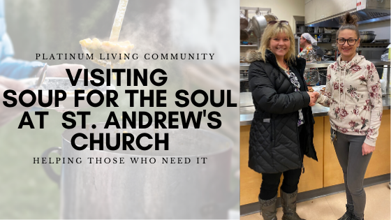 Visiting Soup for Soul at St. Andrew's Church