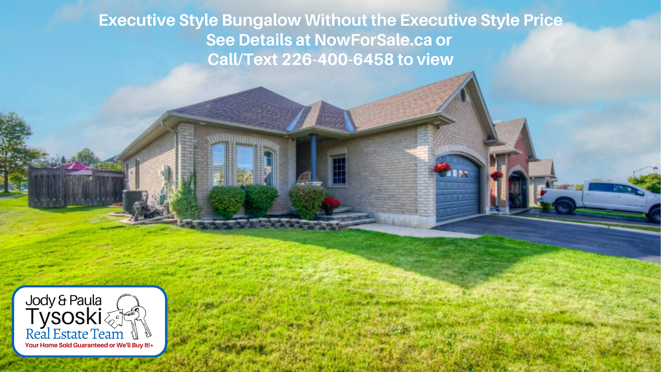 40 Draper Street Brantford Home for Sale! Executive-style true bungalow layout without the executive-style price! 