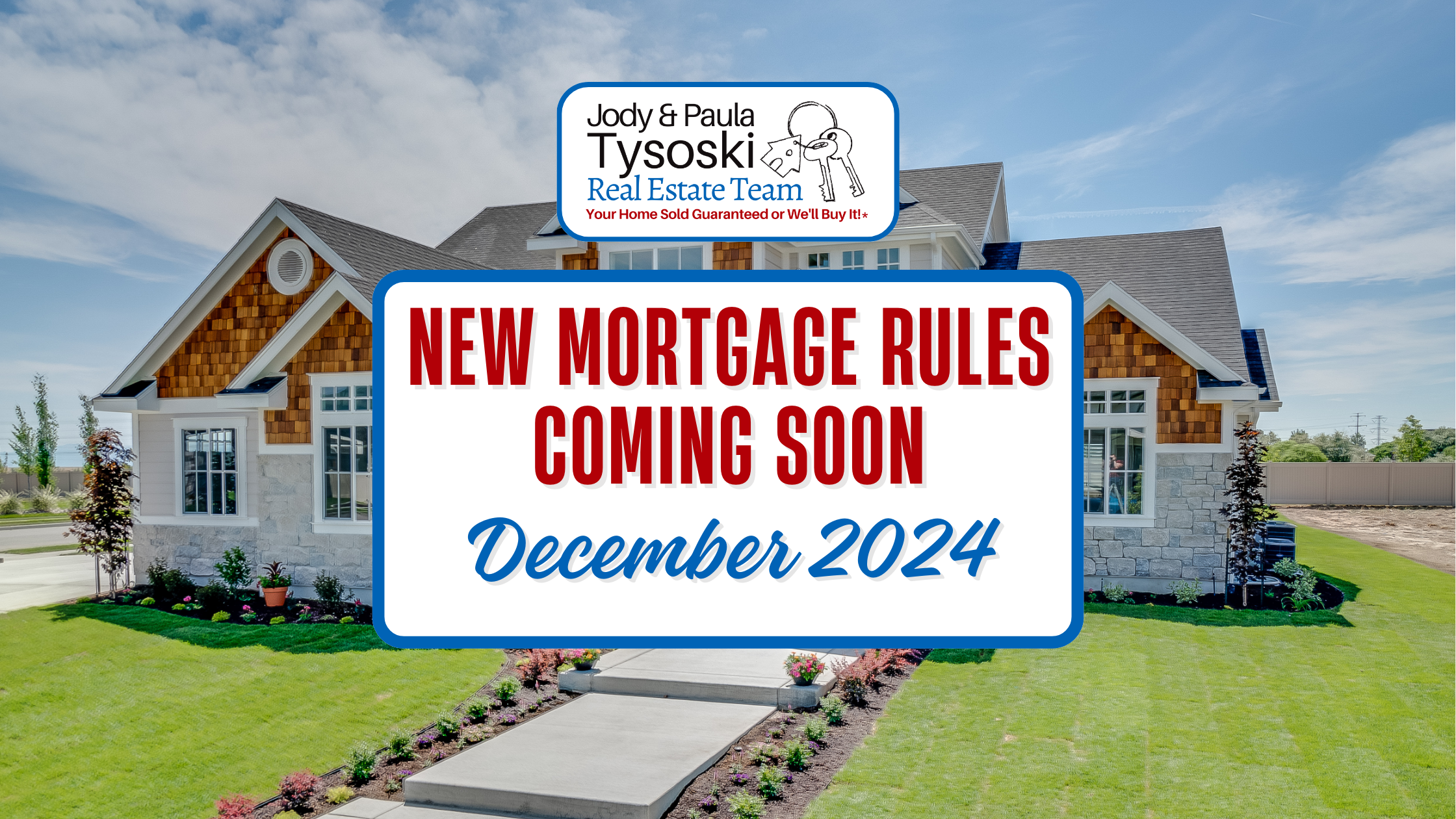 Exciting news for homebuyers as Mortgage Rules change once again