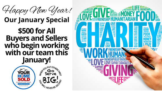 Happy New Year! January Special - Let's Keep Giving!
