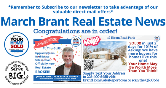 March Brant Real Estate News